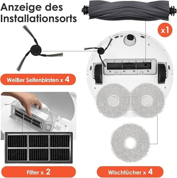 VUSZR Tillbehörssats för Dreame