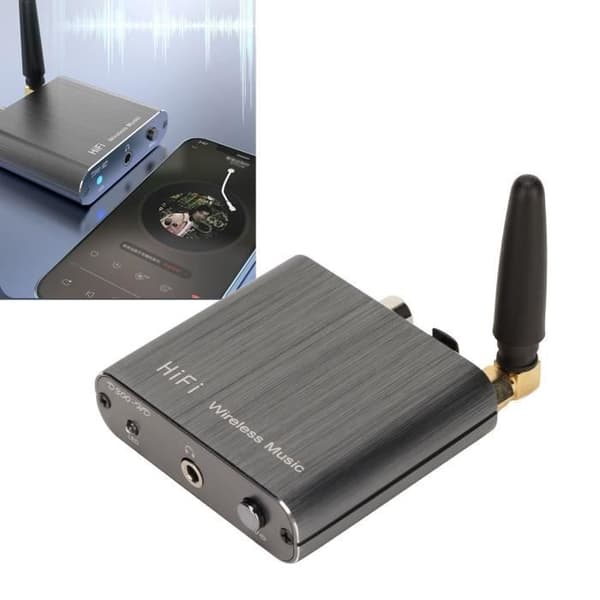 LAM-D300 Trådløs Bluetooth 5.2-mottaker Bluetooth AUX-adapter Lav Latens CSR APTX Bluetooth-lyd