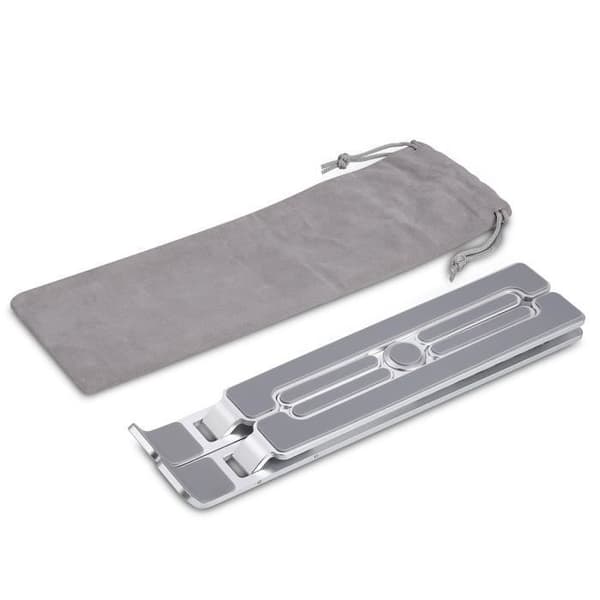 Laptopstativ, ventilert laptopstativ, justerbart ergonomisk lett sammenleggbart bord (10-17