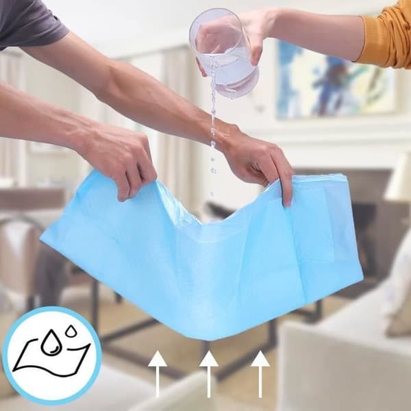 Pakke med 40 HENGDA valpe sanitetsbind - hvit
