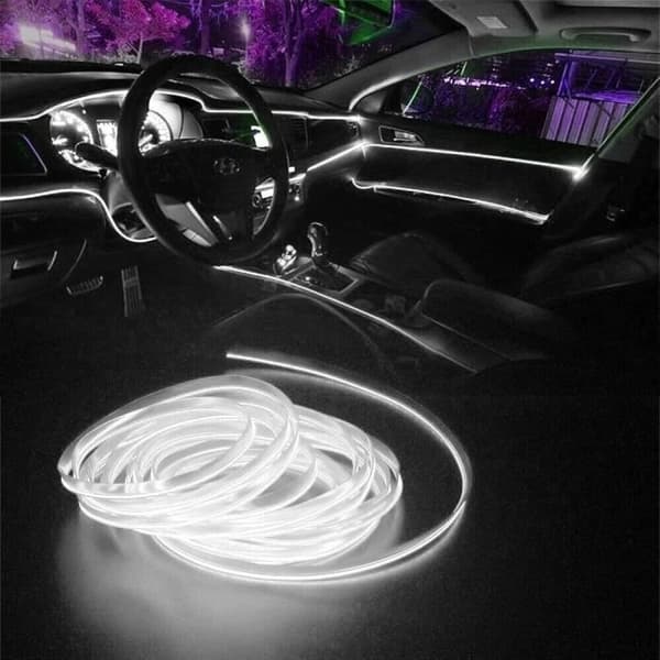 (Hvit) LED Lysstripe - 2M - Hvit - Innendørs - Fleksibel White
