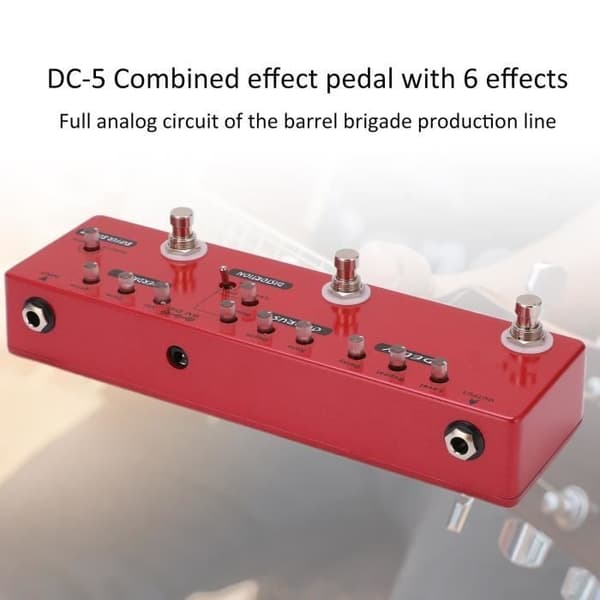 SONEW DC-5 Multi-Effects Kitarapedaali - Delay, Chorus, Distortion, Overspeed, Booster, Buffer
