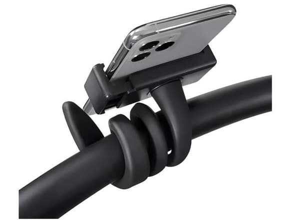 Telefonholder - Ikke specificeret - Klapvogn - 360° Rotation - Skridsikker - Sort