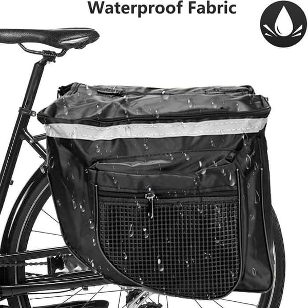 (sort) Cykeltaske - Uspecificeret - Uspecificeret model - Vandtæt - Nylon - 30L kapacitet black