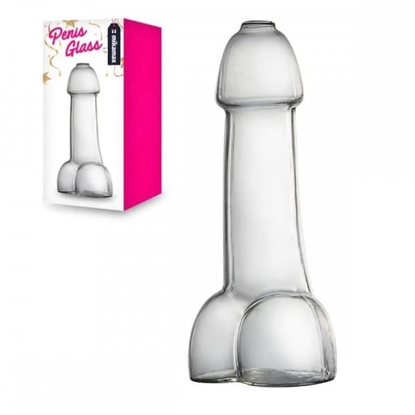 Cocktailglas i penisform