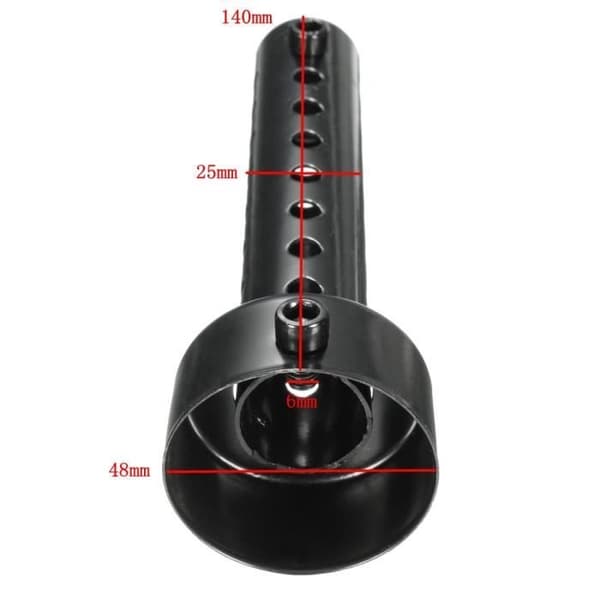 NEUFU 1x Universal Motorsykkel Eksos Lyddemper Baffel DB-Killer, 4.8\" Diameter