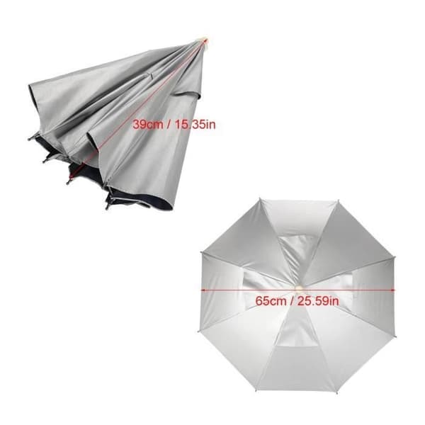 Paraplyhatt, regnhatt, solhatt, utomhus paraplyhatt för lätt UV-skydd