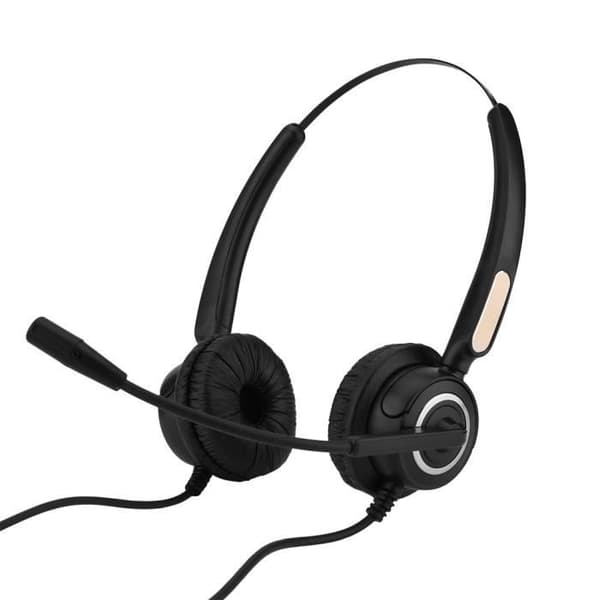 Zerone USB Call Center Headset - Lettvekts headset med støyreduksjon