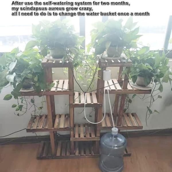 Automatisk blomstervanner, hjemmedryppvanningssystem for blomstrende planter, hageredskaper