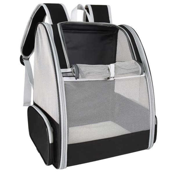 (Sort) Transporttaske - Ikke specificeret - Foldbar - Åndbar - Til hunde og katte - Sort Black