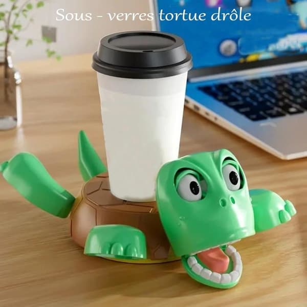 3D-printet skilpadde-coaster, nyhet redd skilpadde-coaster, søt isolert koppholder, perfekt dekorasjon
