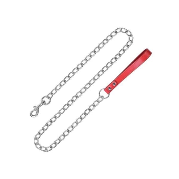 Solid Hundkoppel, Metallrep Hundkoppel, Långt Hundkoppel, 1,2 m Längd, 3 mm Tjocklek