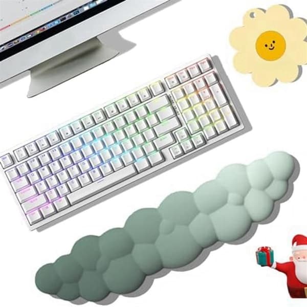Håndledsstøtte til elektronisk keyboard, ergonomisk design, effektiv smertelindring i håndleddet, armlæn