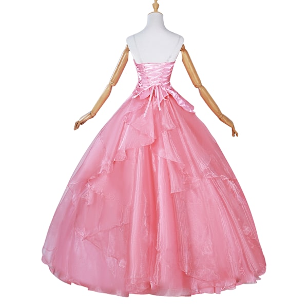 Cosplay Wicked Häxan Elphaba Glinda Klänning Hatt Halloween Karneval Dräkter Klänning Glinda M