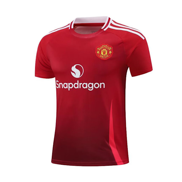2025 Red Devils Fotbollströjor, NO.17 Garnacho Fotbollströja, Sport Träning Kortärmad Fotbollstopp för Herr Fotbollströja 2XL