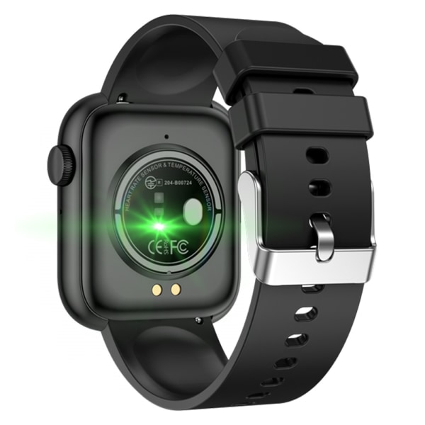 Män Dam Smart Watch Hhear Rate Monitor Tracker Klocka Klockor black