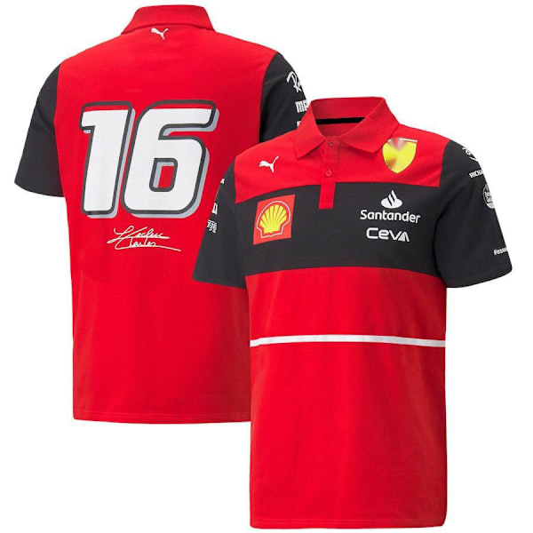 ScuderiaFerrari F1 Racing Kläder Herr Klassisk Pikétröja Fans Gåva #1 M