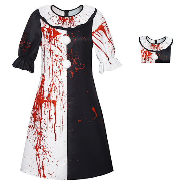 Terrifier Art Clown Joker Cosplay Kostym Herrar Jumpsuit Kvinnor Rollspel Fancy Dress Horror Klänning Kostym Halloween Karneval Party M-3XL Women L