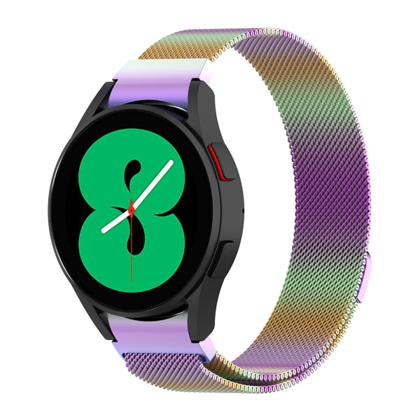 För Galaxy Smart Watch 4 Byte av rem i rostfritt stål seven colors
