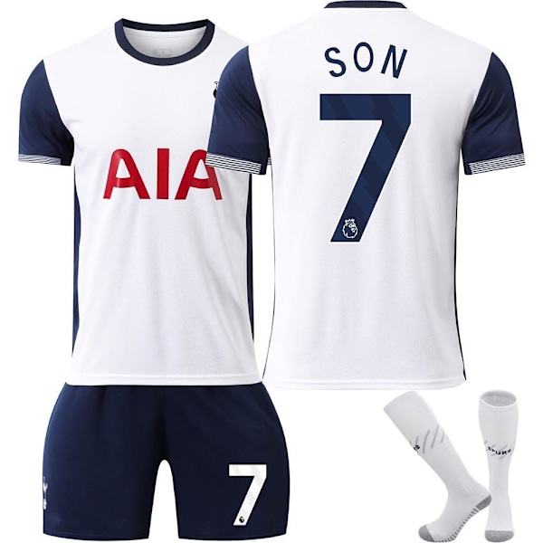 Fotbollströja Barn Kit #7 SON Fotbollströjor Ungdom Träningskläder Fotboll Träningsuniformer 22