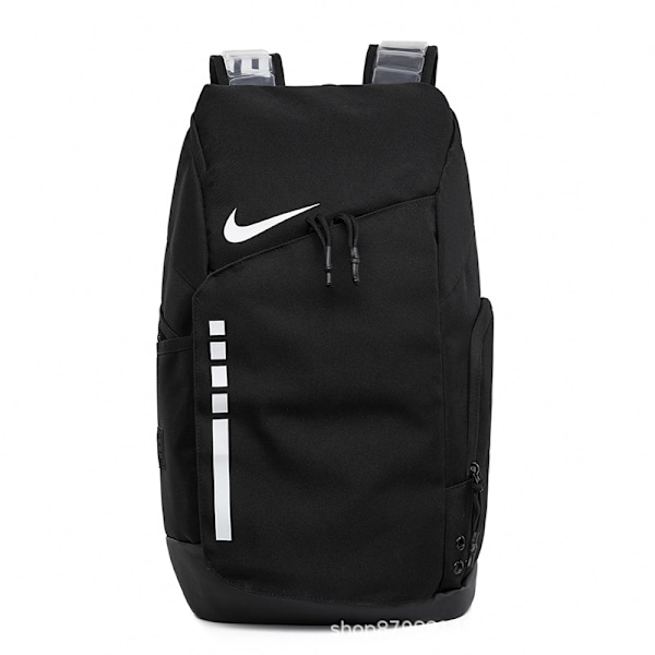 Basketryggsäck för män Skolväska för män Gym Sport Resväska Pojkar Skolväska Black White