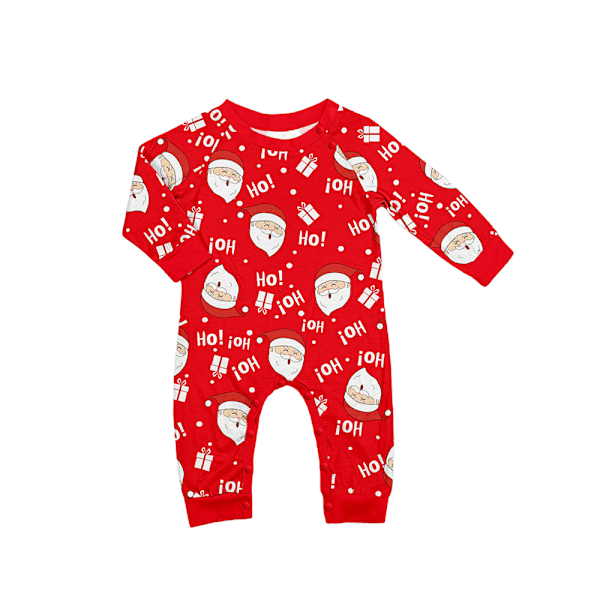 Julpyjamas för familjen - Matchande pyjamas med julmotiv, tomte, barn, spädbarn, vuxen, nattkläder, pyjamasset Baby 6-9M