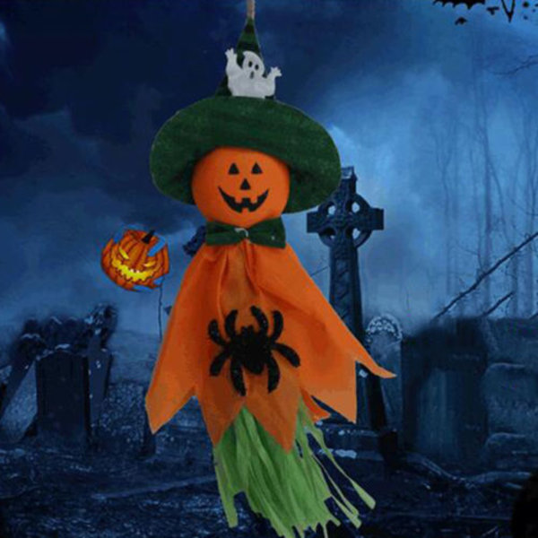 Halloween LED-pumpa glödande lyktor utomhusfest dekor rekvisita Orange