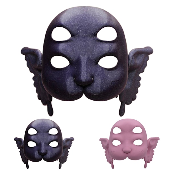 Melanie Martinez Portals Cosplay Mask Halloween Therian Fantastic Cry Baby Props Halloween Mask Black