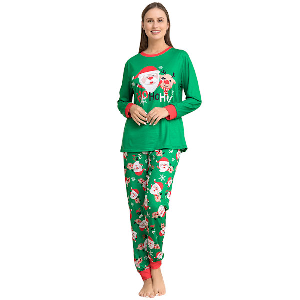 Joulu Pyjamat Perhe Yhteensopivat Joulupukki Kuviolliset Pyjamat Aikuiset Lapset Vauva Koira Joulu Yöasut Pyjama Setti Women M