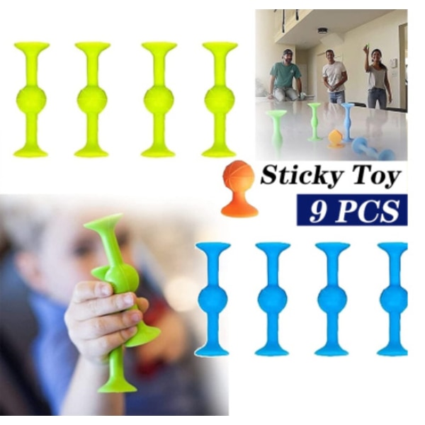 9 st pop-sugare dart leksak kasta spel trickshot stick cup spel
