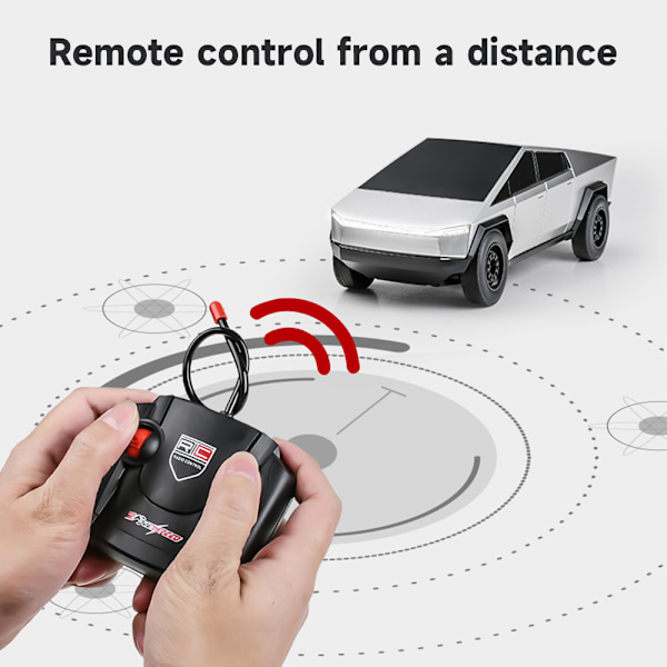 Lovers Toys Tesla Bilmodell Samling, Jul Leksaker Present till Pojkar Flickor 6+ Silver