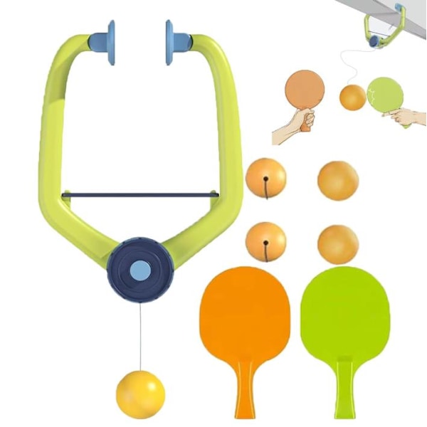 Dörr Pingisspel Över Dörr Justerbar Dörröppningsspel Pingis Tränare Dörr Pingis Kit För Dörrkarm Hängande Bordtennis Tränare