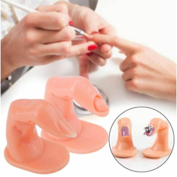 20st Nail Art Practice Training Tool False Finger tips 20pcs