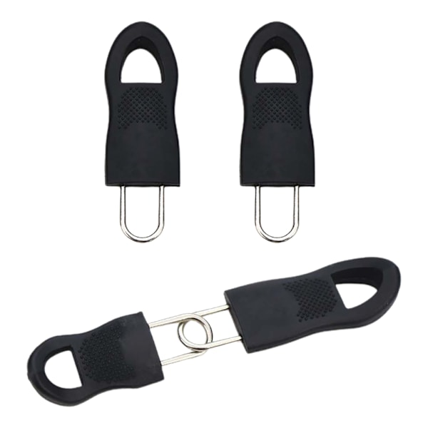10 st Avtagbar dragflik dragkedja universal bagage skolväska 10pcs large