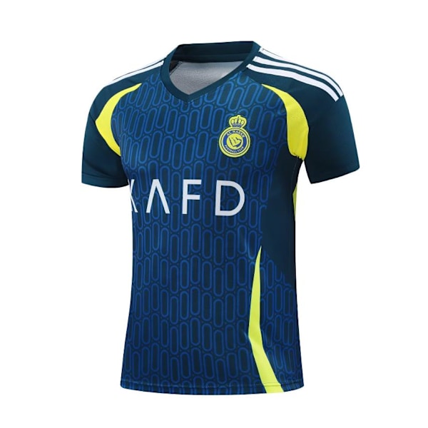 2025 Riyadh Fotbollströjor, NO.7 RONALDO Fotbollströja, Sport Träning Kortärmad Fotbollstopp för Herr Fotbollströja XL