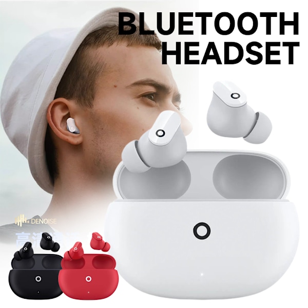 Studio Buds Trådlösa brusreducerande hörlurar Bluetooth-hörlurar Ljudkvalitet Helt nya brusreducerande headset Red