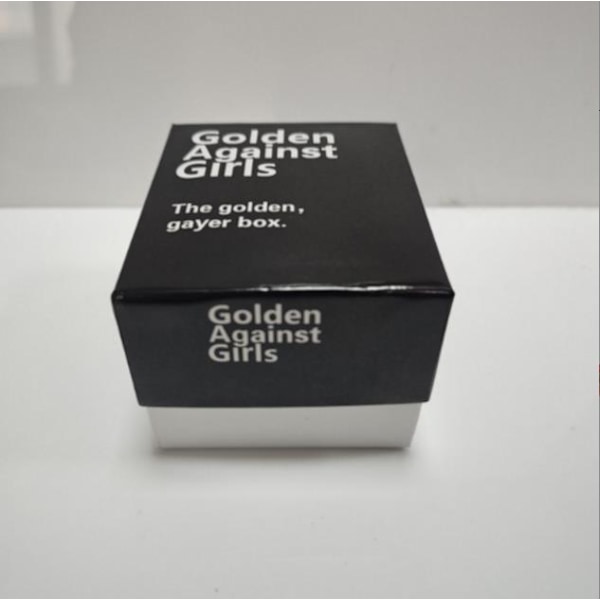 2025 Golden Against Girls The Golden Gayer Box ​Familjespel Kortspel Nytt