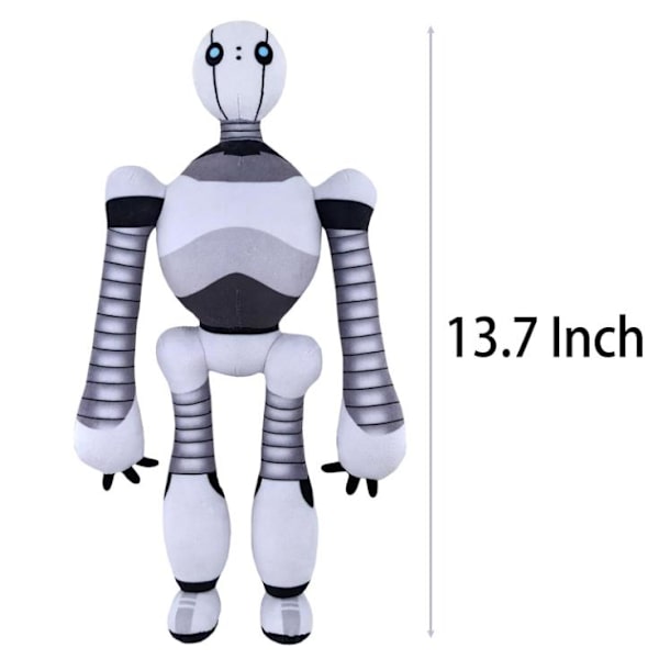 Villirobotti pehmolelu, säädettävä asento pehmo robottiystävä, lapsille söpö pehmonukke lelu lahja