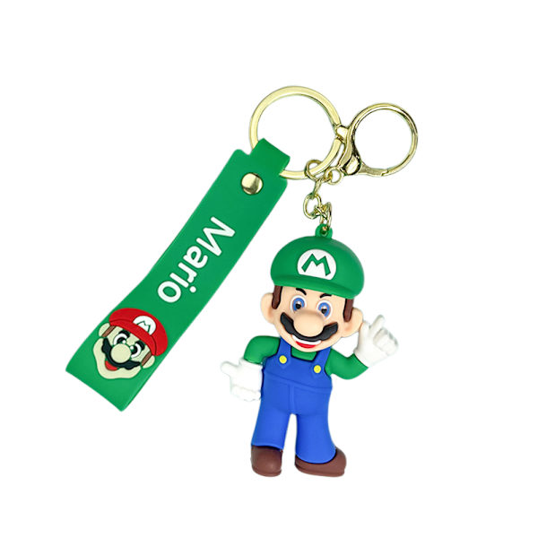 Super Mario Anime Nyckelringar, Ryggsäckstillbehör, Handväskor Pojk- och Flickväskor Berlocker C