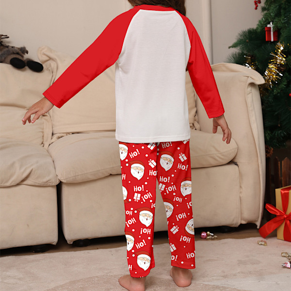 Julpyjamas för familjen - Matchande pyjamas med julmotiv, tomte, barn, spädbarn, vuxen, nattkläder, pyjamasset Kids 5-6Years
