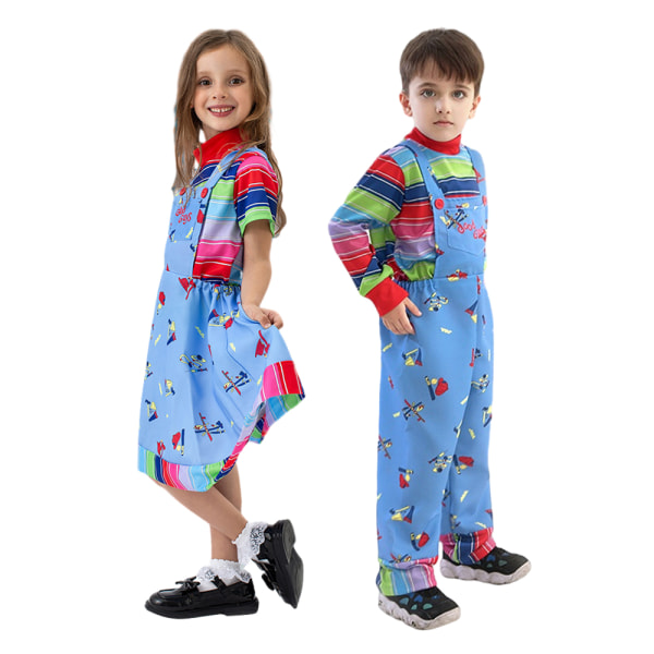 Halloween Ghost Rollspel Coswear För Barn Dansplattform girls L