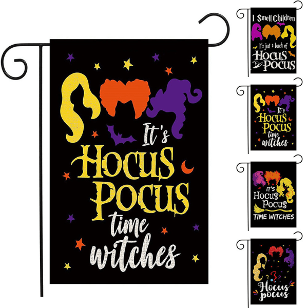 Halloween Hocus Pocus 2 Banner Hängande Banner Party Dekoration C
