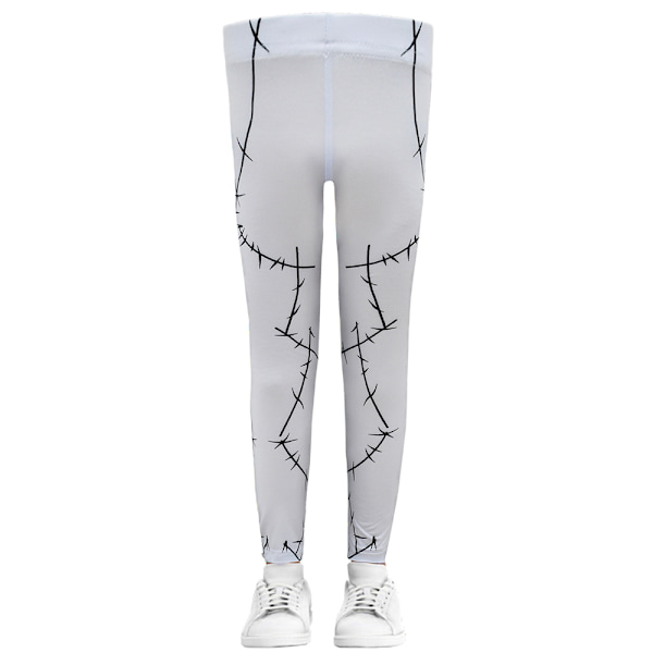 Painajainen ennen joulua Sally -mekko Halloween-lasten asu 110cm