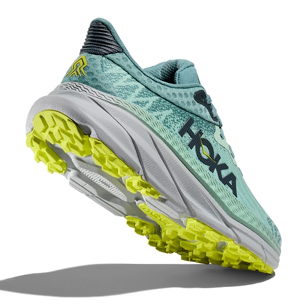 HOKA ONE ONE Challenger ATR 7 Herrskor Lågprofil Löpskor för Asfalt Green + Grey 41