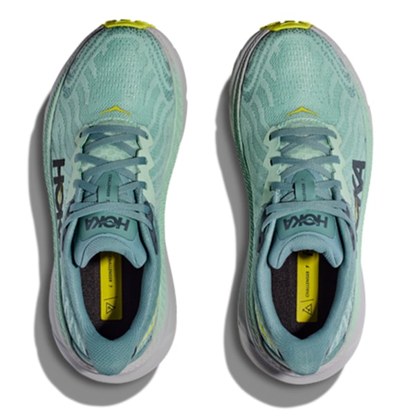 HOKA ONE ONE Challenger ATR 7 Herrskor Lågprofil Löpskor för Asfalt Green + Grey 40.5