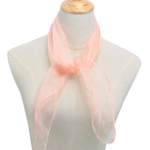 Kvinnors halsduk i siden, transparent, elegant, godis, ljus, presenter color 60*60CM