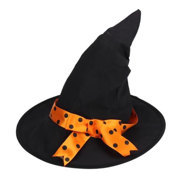 Halloween Barn Flicka Häxa Klänning Cosplay Fest Kostym rekvisita orange 150cm