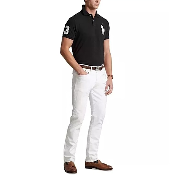 PoloRalphLauren Herr Classic Fit Kortärmad Poloshirt Black XL