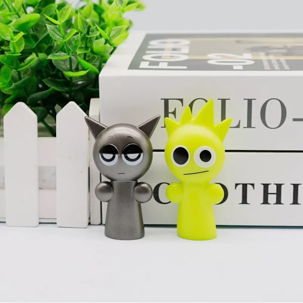 8 stk. Sprunki Actionfigurer Blødt legetøj Perfekt til komfort og fantasi Julegave, fest C