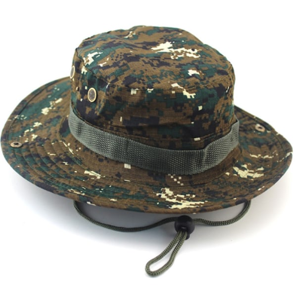 Sommar utomhus bred hatt solskydd justerbar rem strandsemester #25